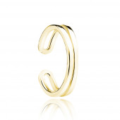 Cercel ear cuff argint placat cu aur galben DiAmanti Z1880UG-DIA